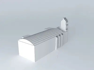 Parish of Santiago Apostol, in Mapimi, Durango. Free 3D model