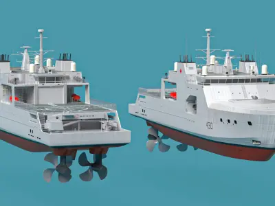 Offshore Patrol Vessel 3D model
