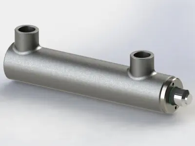 Hydraulic Cylinder 25x16xl0mm 9 Sizes Free 3D model
