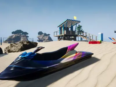 UE4 Island Low-poly 3D model