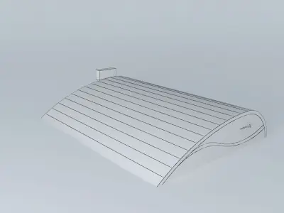 Boeing 747 800ER D Doors and Painting Free 3D model