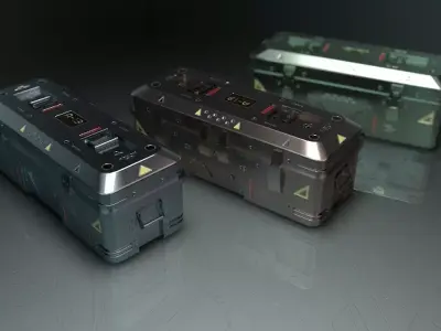 sci-fi box1 3D model