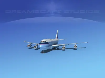 Boeing 747-400 Cathay Pacific Cargo 3D model