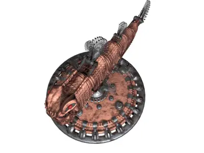 Robofish copper fish 3D model