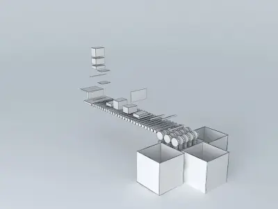 Sorter box boxes Free 3D model
