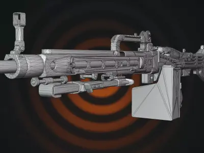 MG42 Maschinengewehr 42 3D model