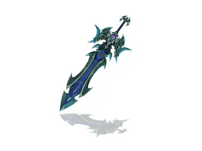 Succubus Greatsword Low-poly 3D model