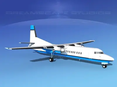 Fokker F-60 Corporate 1 3D model
