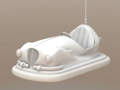 bumper car Free 3D model