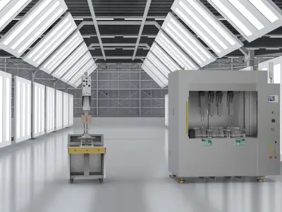 Ultrasonic welding machine Assembly 3D model