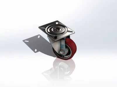 Rodizio Schioppa GL 414 PE Wheel 3D model