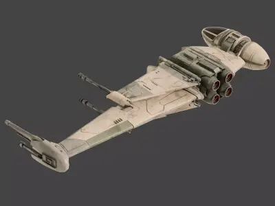 B-wing Starfighter - Star Wars 3D model