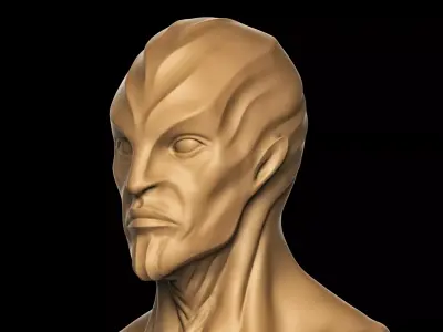 Creature Bust 3D print model purchase
