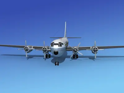 Boeing 377 Strategic Air Services 3D model