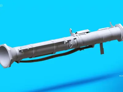 AT4-CS Launcher 3D model