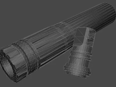 DanielDefense Wave suppressor Low-poly 3D model