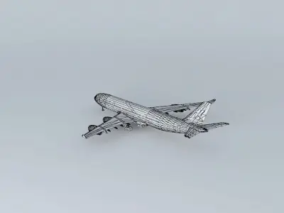 AirAtlanticOcean Airbus A340 interior Free 3D model