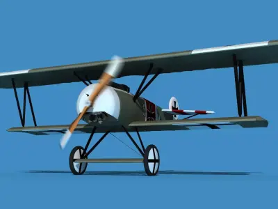 Fokker D-VI V13 3D model