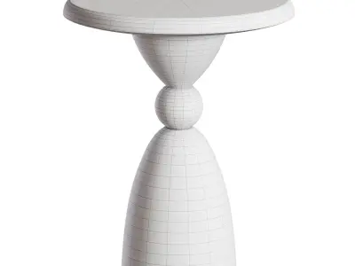 Folly Outdoor Bijzettafel Low-poly 3D model