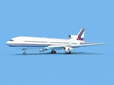 Lockheed L-1011 TriStar Corporate 5 3D model