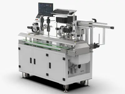 Fully automatic USB TYPE-C Welding Inspection Machine 3D model