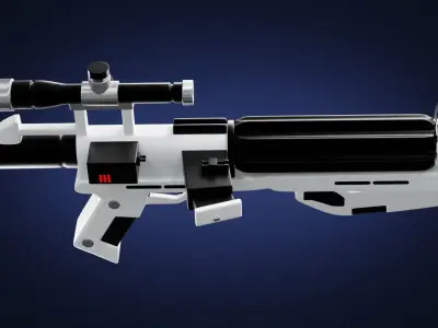 First Order Stormtrooper Blaster 3D model