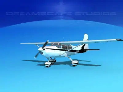Cessna 172 Skyhawk 1958 V01 3D model