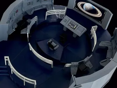 Custom USS Enterprise NX-01 Bridge 3D print model