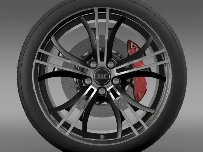 Audi R8 Exclusive wheel 3D model
