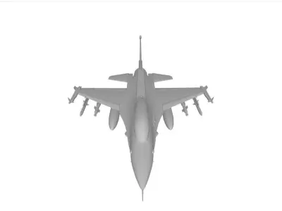 F-16D Block 40 Israeli 3D model