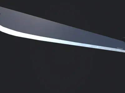 Survival Machete Low-poly 3D model