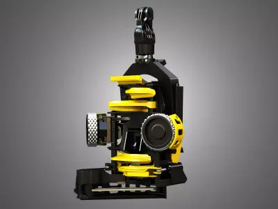 Scorpion king Forestry Harvester Head 3D model