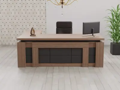 Ajand Higer Office Furniture Free 3D model