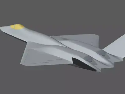 yf-23 3D print model