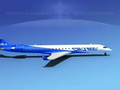 Bombardier CRJ900 Bombardier 3D model