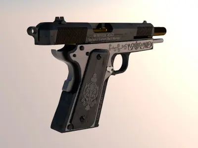 Colt 1911 Pistol 3D model