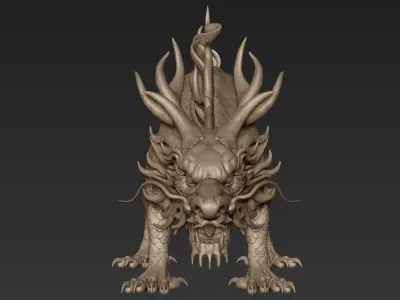 Asian Dragon 3D model