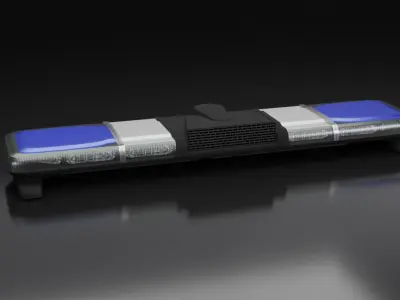 Whelen Cenator Lightbar Low-poly 3D model