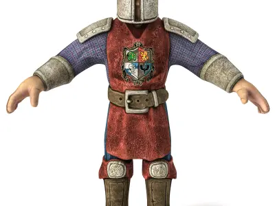 CASTEL GUARD Low-poly 3D model