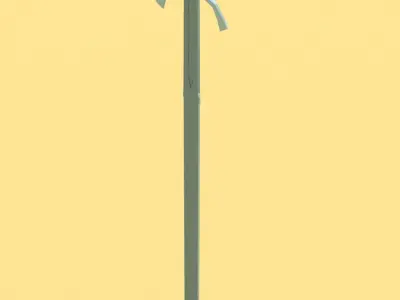 Low Poly Sword - Two Handed Low-poly 3D model