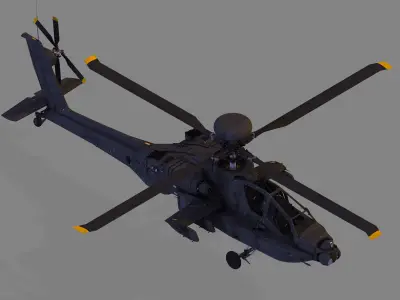 AH-64D 3D model