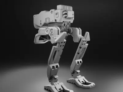 Robo-Tank 3D Print model robot 3D print model