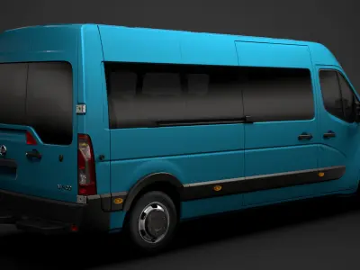 Nissan NV 400 L3H2 Minibus 2020 3D model
