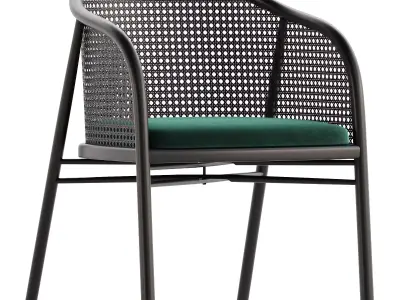 AVE Fauteuil Jaune Cavallo 3D model