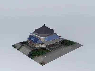 Guangzhou Zhongshan Memorial Hall Free 3D model