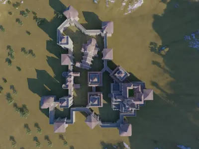  Medieval Castle 3D model