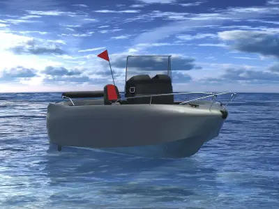 Motor Boat  3D model