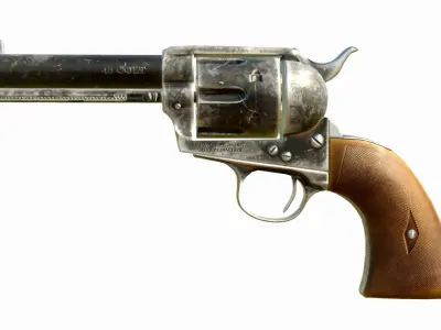 old colt Low-poly 3D model