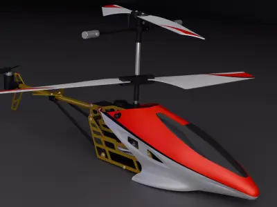 RC HELICOPTER 3D model