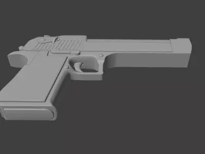 Desert Eagle 3D model 7